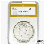 1926 Silver Peace Dollar PGA MS65+