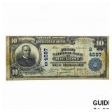 1902 $10 National Currency Hickory, NC