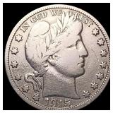 1915 Barber Half Dollar NICELY CIRCULATED