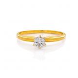 14k yg Flawless Diamond Ring-Size 5.5 (1.7g/1.2 ct