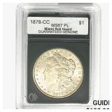 1878-CC Morgan Silver Dollar GG MS67 PL