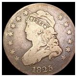 1825 Capped Bust Quarter NICELY CIRCULATED