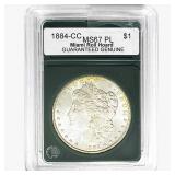 1884-CC Morgan Silver Dollar GG MS67 PL