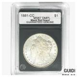 1881-CC Morgan Silver Dollar GG MS67 DMPL