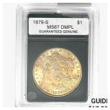 1879-S Morgan Silver Dollar GG MS67 DMPL