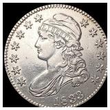 1833 Capped Bust Half Dollar CLOSELY UNCIRCULATED