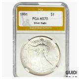 1991 Silver Eagle PGA MS70