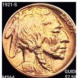 1921-S Buffalo Nickel CHOICE BU