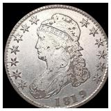 1819 Capped Bust Half Dollar LIGHTLY CIRCULATED