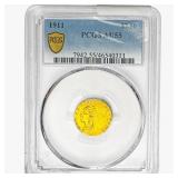 1911 $2.50 Gold Quarter Eagle PCGS AU55