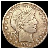 1909-O Barber Half Dollar NEARLY UNCIRCULATED