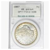 1887 Morgan Silver Dollar NCI MS64