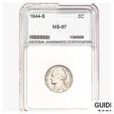 1944-S Jefferson Nickel NNC MS67