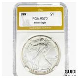 1991 Silver Eagle PGA MS70