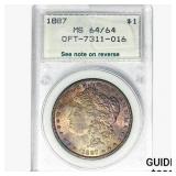 1887 Morgan Silver Dollar NCI MS64