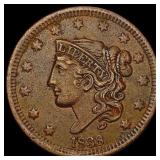 1838 Braided Hair Large Cent LIGHTLY CIRCULATED