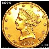 1899-O $10 Gold Eagle UNCIRCULATED