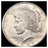 1921 Silver Peace Dollar CLOSELY UNCIRCULATED