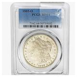 1885-O Morgan Silver Dollar PCGS MS64