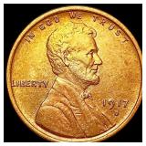 1917-D Wheat Cent CLOSELY UNCIRCULATED