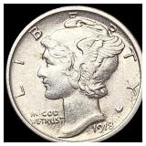 1918-S Mercury Dime CHOICE AU