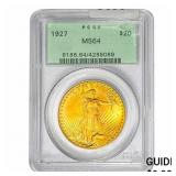 1927 $20 Gold Double Eagle PCGS MS64