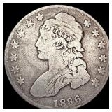 1836 Capped Bust Half Dollar NICELY CIRCULATED