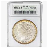 1879-S Morgan Silver Dollar ANACS MS64