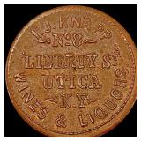 Libert Utica 1C CLOSELY UNCIRCULATED