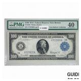 FR. 1087 1914 $100 FRN BOSTON, MA PMG XF-40