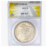 1897 Morgan Silver Dollar ANACS MS63