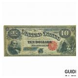 FR. 113 1880 $10 JACKASS LEGAL TENDER USN VF