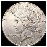 1935 Silver Peace Dollar CHOICE AU