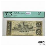 T-51 1862 $20 CSA CONFEDERATE NOTE PCGS VF-25