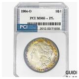 1904-O Morgan Silver Dollar PCI MS65+ PL