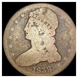 1838 Capped Bust Half Dollar NICELY CIRCULATED