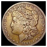 1894-O Morgan Silver Dollar NEARLY UNCIRCULATED