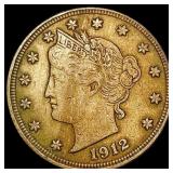 1912-D Liberty Victory Nickel NEARLY UNCIRCULATED