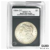 1884-CC Morgan Silver Dollar GG MS67 PL