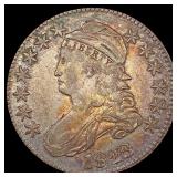 1823 Capped Bust Half Dollar CHOICE AU