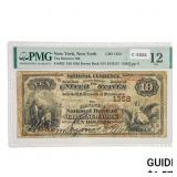 1882 $10 NEW YORK, NY CH. #1352 PMG F-12