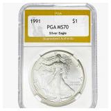 1991 Silver Eagle PGA MS70