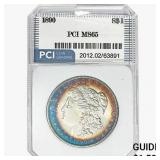 1890 Morgan Silver Dollar PCI MS65