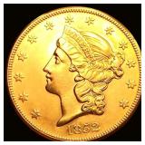 1852-O $20 Gold Double Eagle