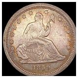 1839 Seated Liberty Quarter NEARLY UNCIRCULATED