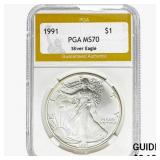 1991 Silver Eagle PGA MS70