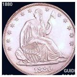 1880 Seated Liberty Half Dollar SUPERB GEM PROOF