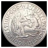 1936 Rhode Island Half Dollar SUPERB GEM BU