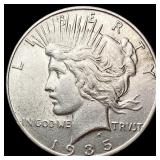 1935-S Silver Peace Dollar CLOSELY UNCIRCULATED