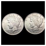 [2] 1922 Silver Peace Dollar UNCIRCULATED